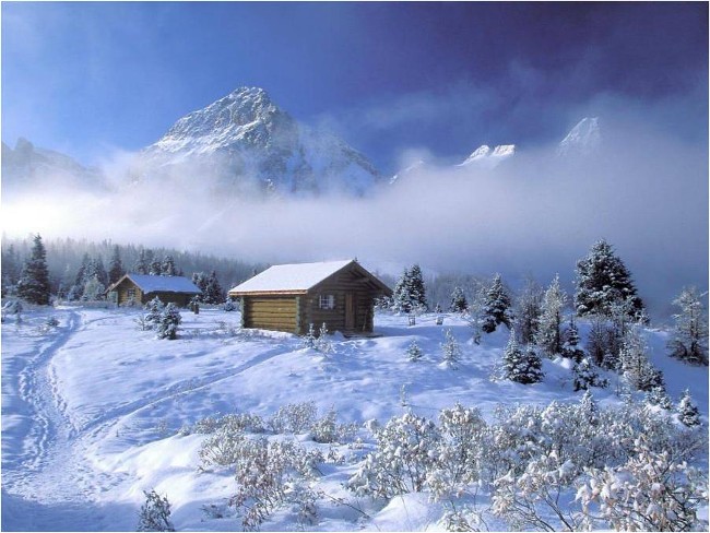 Snow mountains